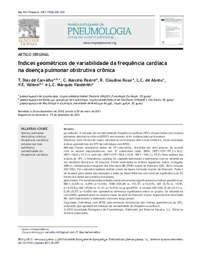 Influence Of Heart Failure Severity On Heart Rate Variability