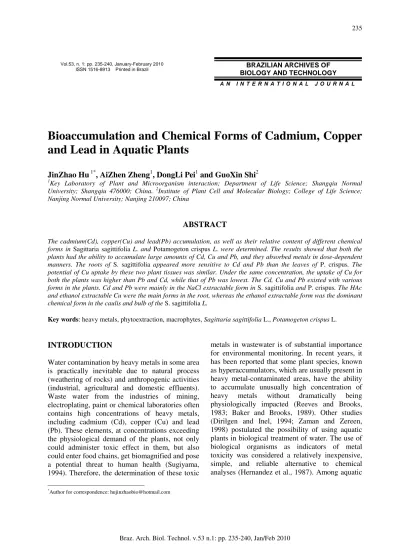 PROTECTIVE EFFECT OF ORTHOSIPHON STAMINEUS LEAVES AGAINST LEAD 