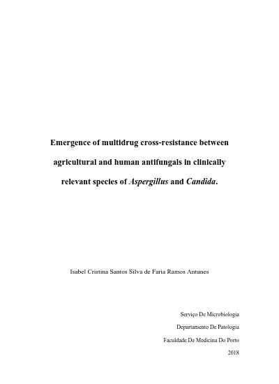 Top Pdf Epidemiology And Molecular Mechanisms Of Antifungal Resistance In Candida And Aspergillus 1library Pt